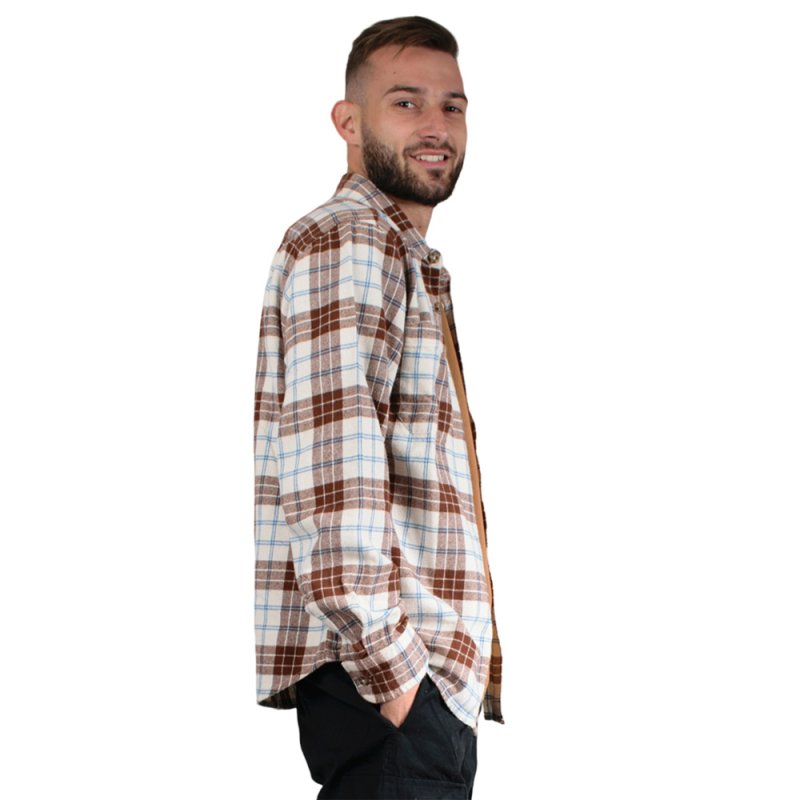 OBEY ARNOLD WOVEN LS (181200348 UNBLEACHED MULTI)