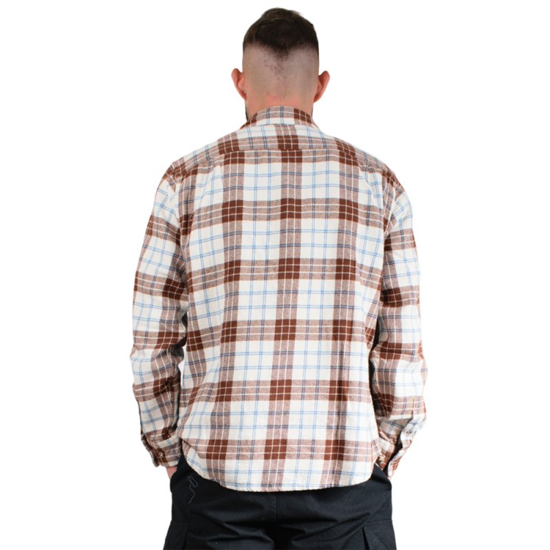 OBEY ARNOLD WOVEN LS (181200348 UNBLEACHED MULTI)