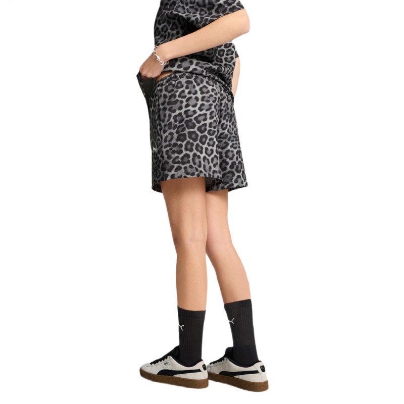 Puma LEO LUXE A-Line AOP Shorts 3inch (632341 01)