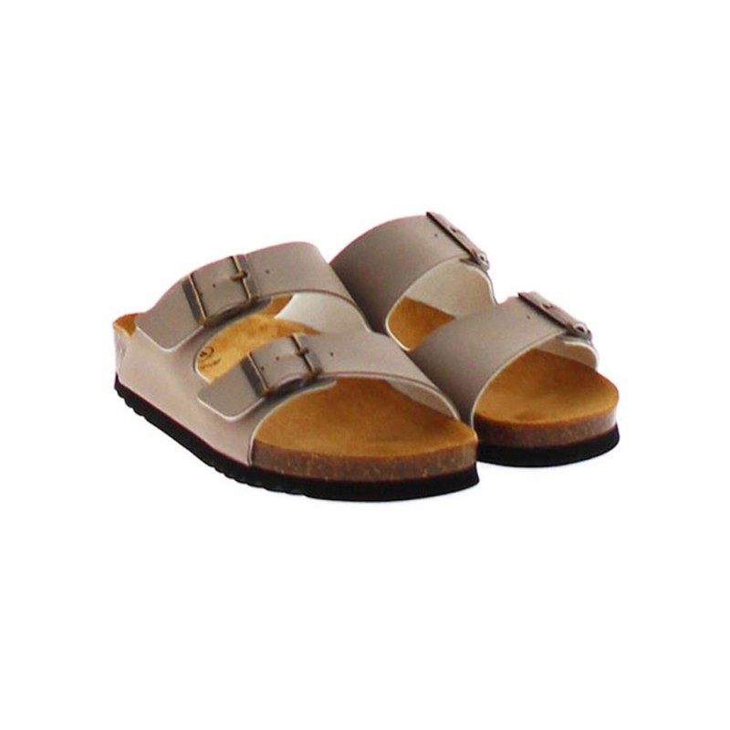 SCHOLL JULIEN SYNTHETIC NUBUCK SANDAL BROWN  ΠΑΠΟΥΤΣΙ ΑΝΔΡΙΚΟ (F303331011 1011)