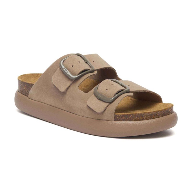SCHOLL NOELLE CHUNKY  EVA SANDAL DARK BEIGE  ΠΑΠΟΥΤΣΙ ΓΥΝΑΙΚΕΙΟ (F322492361 2361)