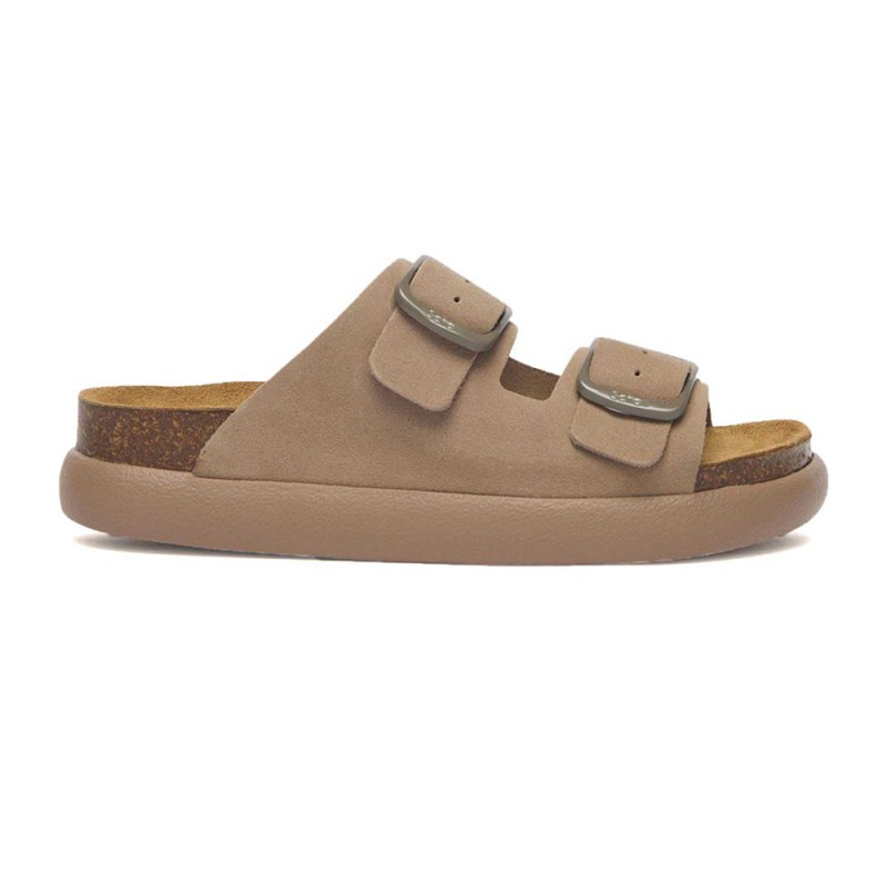 SCHOLL NOELLE CHUNKY  EVA SANDAL DARK BEIGE  ΠΑΠΟΥΤΣΙ ΓΥΝΑΙΚΕΙΟ (F322492361 2361)