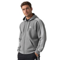 Adidas Essentials 3-Stripes Fleece Tapered Cuffed Pants (KY4141)
