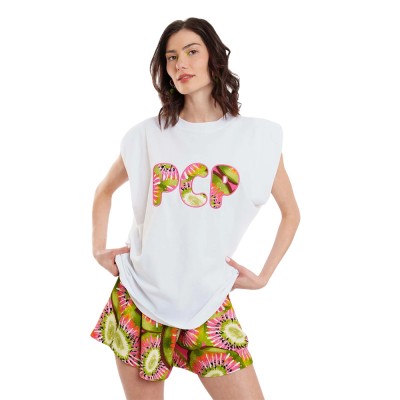 PCP KIWI SLEEVELESS ΜΠΛΟΥΖΑΚΙ ΑΜΑΝΙΚΟ (SSLET0006 White)