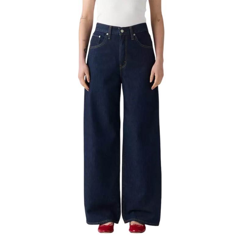 Levi's CINCH BAGGY DARK INDIGO - FLAT FINISH ΠΑΝΤΕΛΟΝΙ DENIM (001UP0016 00J4)
