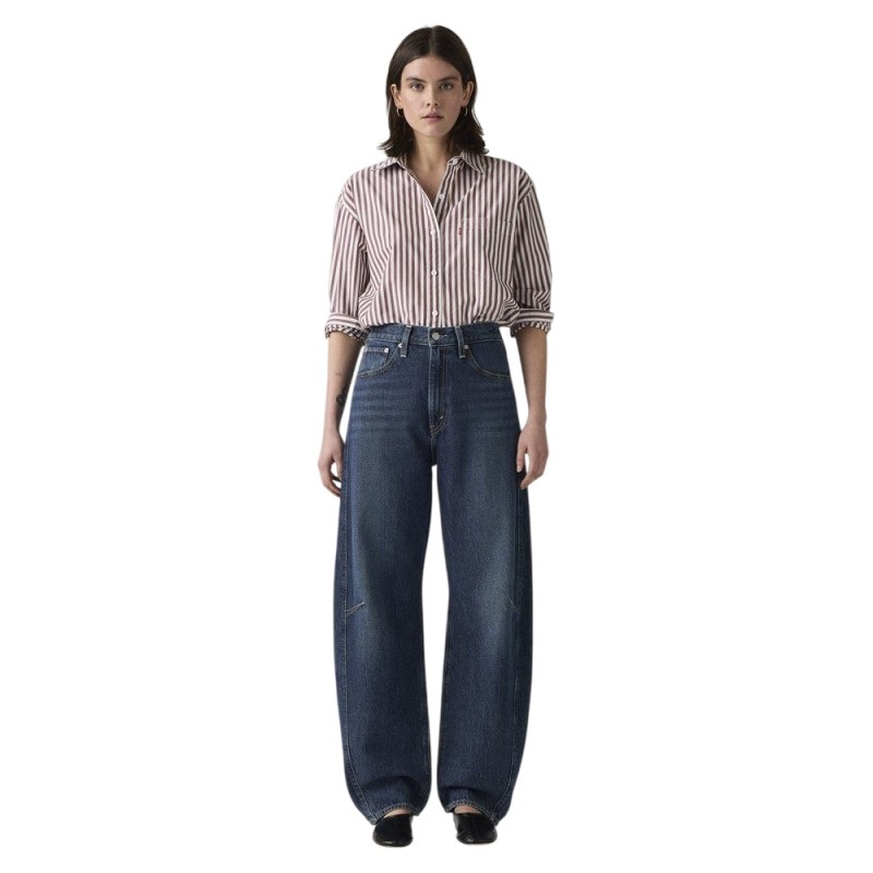 Levi's CINCH BARREL DARK INDIGO - FLAT FINISH ΠΑΝΤΕΛΟΝΙ DENIM (003V50008 00J4)