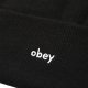 OBEY KARMA BEANIE (100030197 BLK - BLACK)