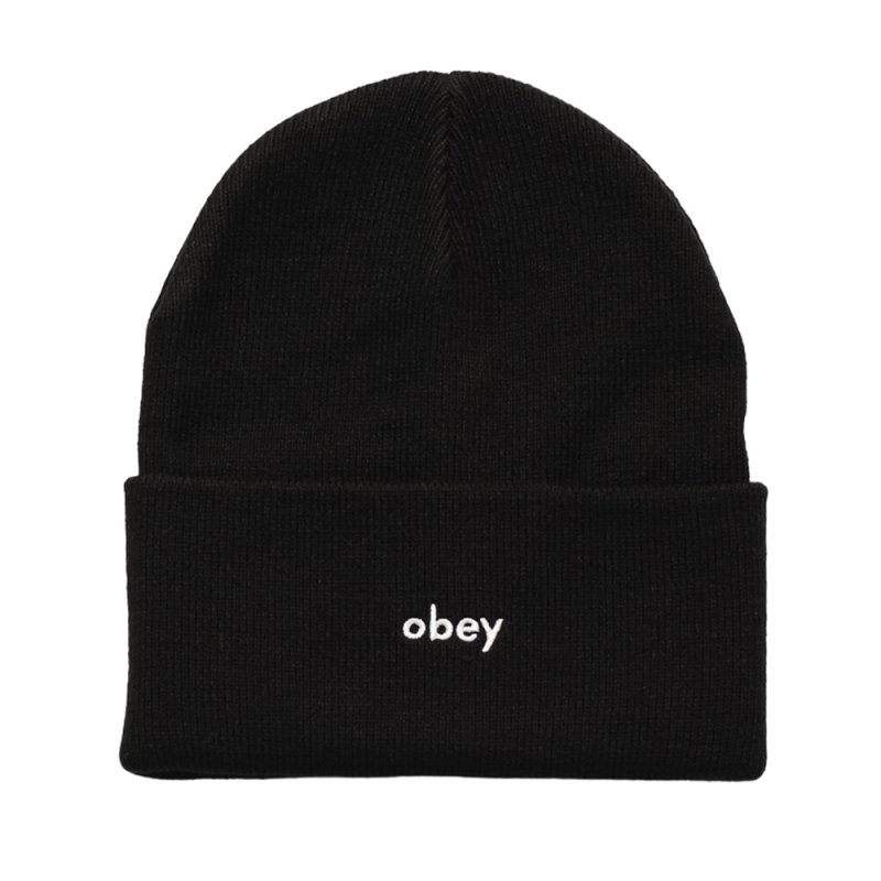 OBEY KARMA BEANIE (100030197 BLK - BLACK)