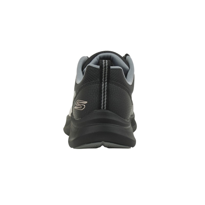 Skechers Mesh Lace Up W/ Hotmelt Trim (117730 BBK)