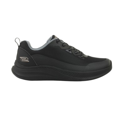Skechers Mesh Lace Up W/ Hotmelt Trim (117730 BBK)