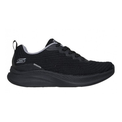 Skechers Textured Engineered Knit Lace Up Sneaker (117731 BBK)
