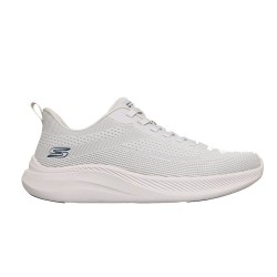 Skechers Textured Engineered Knit Lace Up (118155 LTGY)