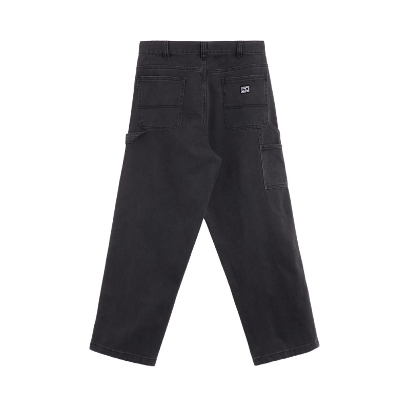 OBEY BIGWIG DENIM CARPENTER PANT (142010104 BLK)