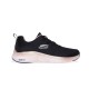 Skechers Engineered Mesh W/ Metallic Trim Lace-Up W/ Air-Cooled Mf (150025 BKRG)
