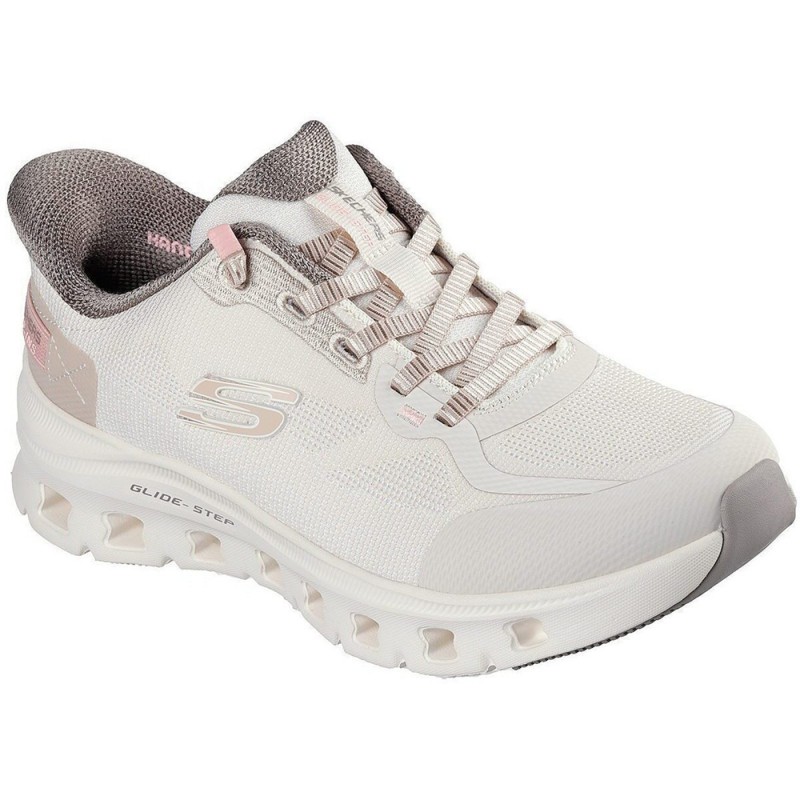Skechers Two Tone Engineered Mesh Knotted Flat Bungee Slip-Ins W/ Air-Cooled Mf (150428 NTBR)