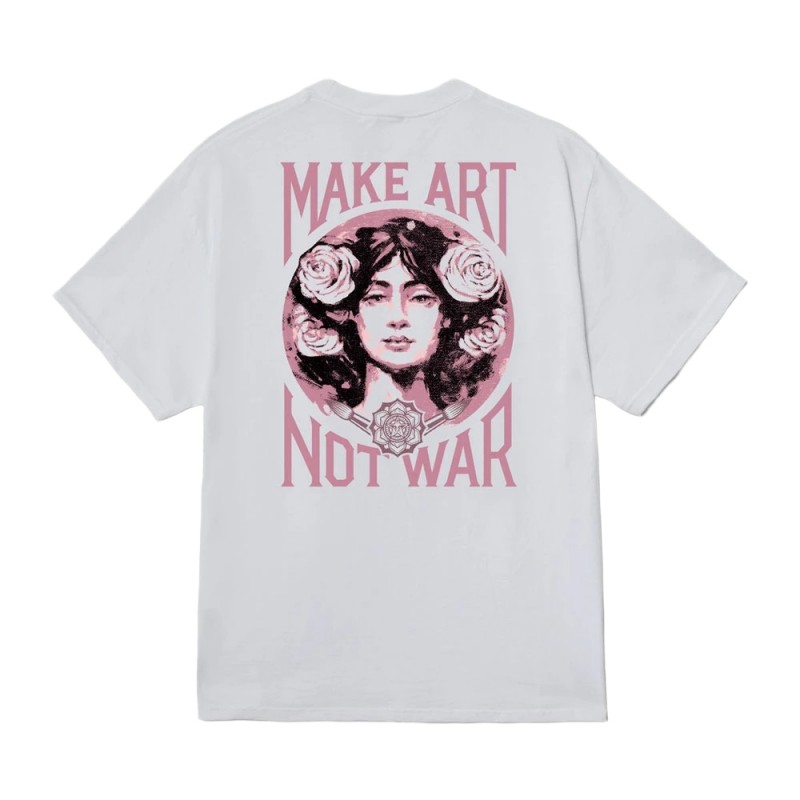 OBEY MAKE ART NOT WAR TEE (165264062 WHT)