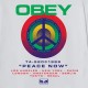 OBEY PEACE TARGET TEE (165264093 WHT)