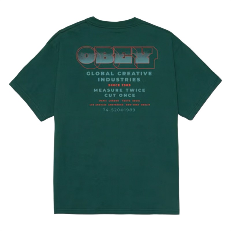 OBEY MEASURE TWICE TEE (165264146 RFR)