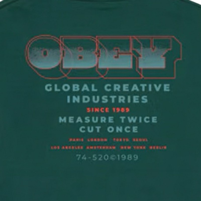 OBEY MEASURE TWICE TEE (165264146 RFR)