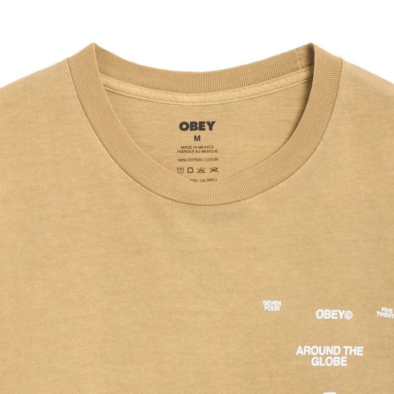 OBEY AROUND THE GLOBE TEE (167924096 LTK)