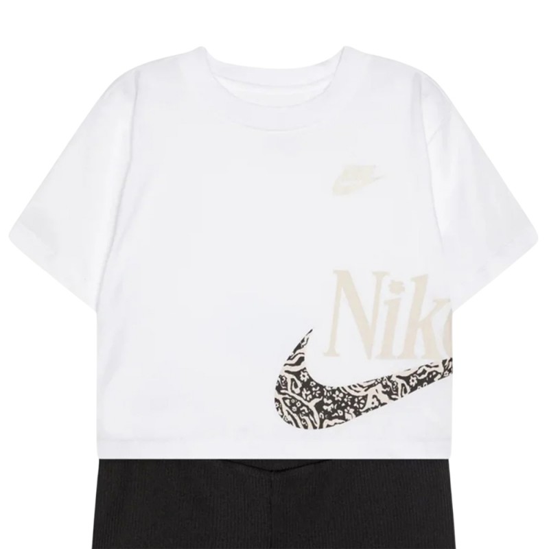 Nike WILD FLOWER BOXY TEE SHORT SET (16M927-023)