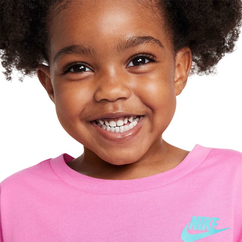 Nike WILD FLOWER BOXY TEE SHORT SET (16M927-N8N)