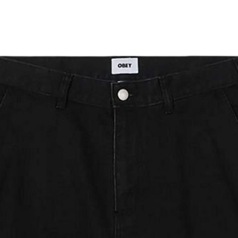 OBEY BIGWIG DENIM CARPENTER SHORT (172100084 BLK)