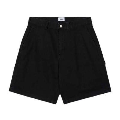 OBEY BIGWIG DENIM CARPENTER SHORT (172100084 BLK)
