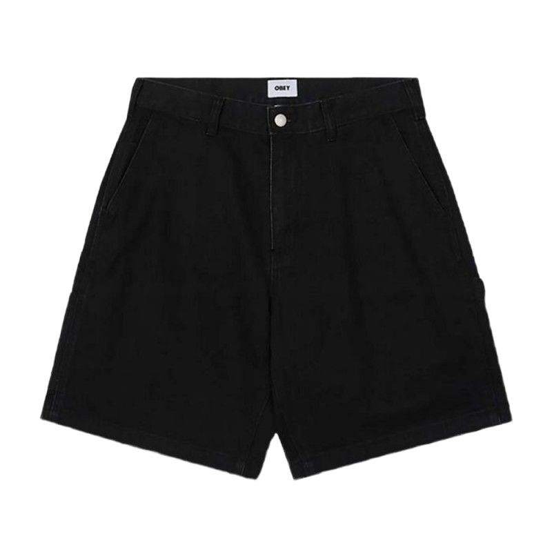 OBEY BIGWIG DENIM CARPENTER SHORT (172100084 BLK)