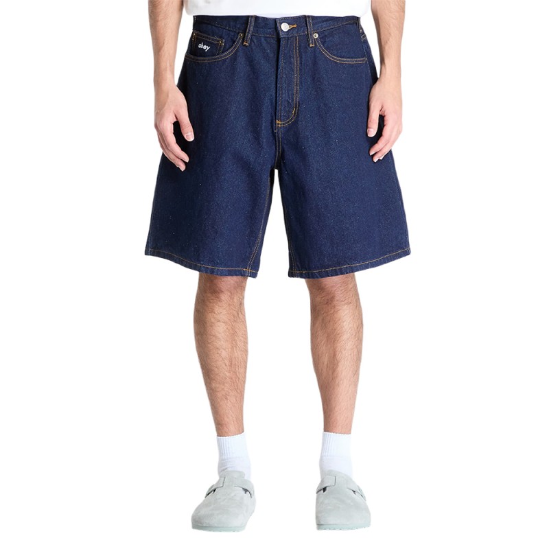 OBEY BIGWIG BAGGY DENIM SHORT (172100090 RID)