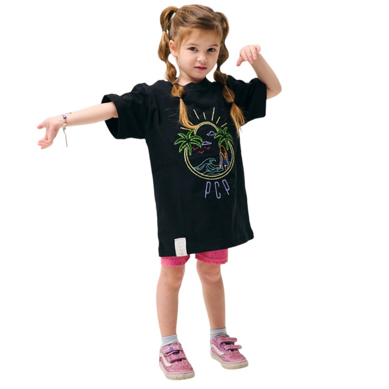 PCP KIDDO PALM BABES T-SHIRT ΠΑΙΔΙΚΟ ΜΠΛΟΥΖΑΚΙ (2024S100000 Black)
