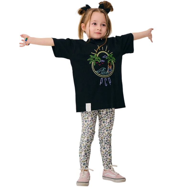 PCP KIDDO PALM BABES T-SHIRT ΠΑΙΔΙΚΟ ΜΠΛΟΥΖΑΚΙ (2024S100000 Black)