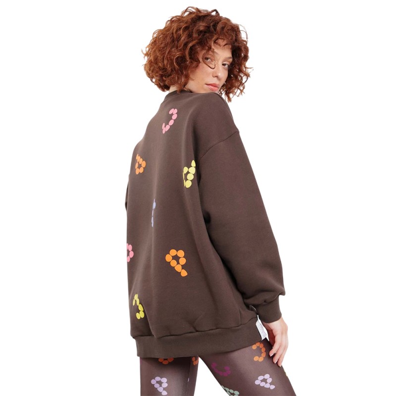 PCP Dots Crewneck ΜΠΛΟΥΖΑ ΦΟΥΤΕΡ (2026W090000 Brown) PCP Dots Crewneck ΜΠΛΟΥΖΑ ΦΟΥΤΕΡ (2026W090000 Brown)
