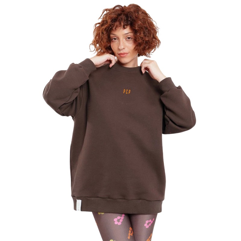 PCP Dots Crewneck ΜΠΛΟΥΖΑ ΦΟΥΤΕΡ (2026W090000 Brown) PCP Dots Crewneck ΜΠΛΟΥΖΑ ΦΟΥΤΕΡ (2026W090000 Brown)