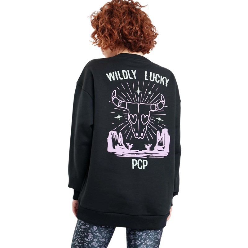 PCP Wildly Lucky Crewneck ΜΠΛΟΥΖΑ ΦΟΥΤΕΡ (2026W110000 Black)