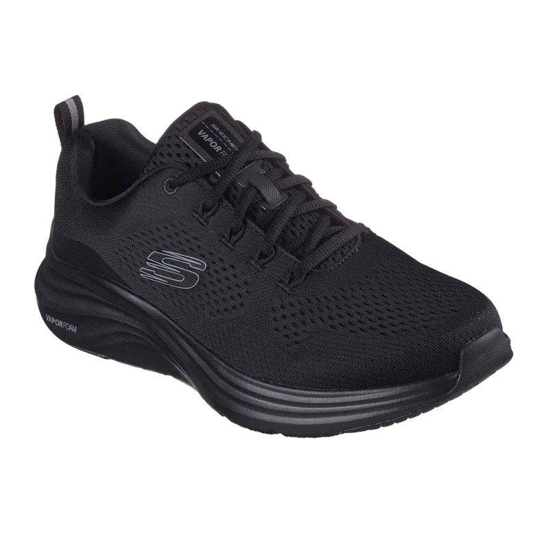 Skechers Engineered Mesh Lace-Up Lace Up Sneaker W/Air-Cooled Memory Foam (232625 BBK)