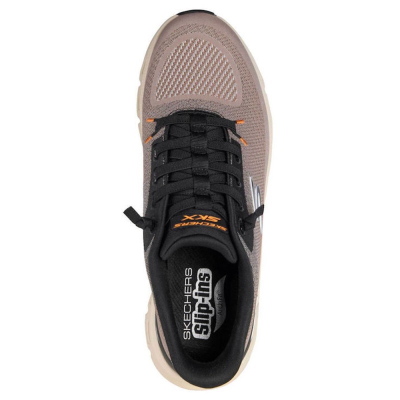 Skechers Slip Ins Engineered Jacquard Knit Bungee Sneaker w/ acmf (233110 TPBK)