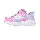 Skechers Lighted Unicorn Gore & Strap W/ Multi Heart Print Upper (303064N PKMT)