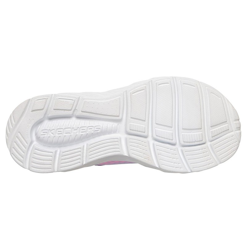 Skechers Gore and Strap Sublimated Ombre Sparkle Mesh Sneaker (303599L LVMT)