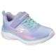 Skechers Gore and Strap Sublimated Ombre Sparkle Mesh Sneaker (303599L LVMT)