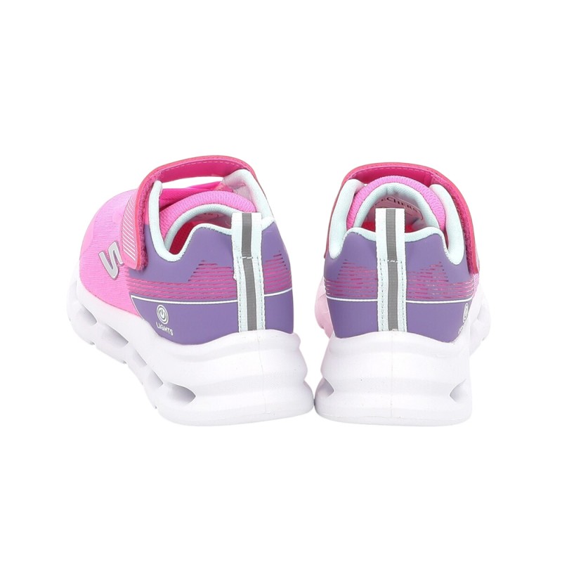 Skechers Lighted Gore & Strap Sneaker (303730L PKMT)