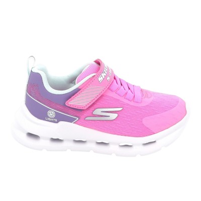Skechers Lighted Gore & Strap Sneaker (303730L PKMT)