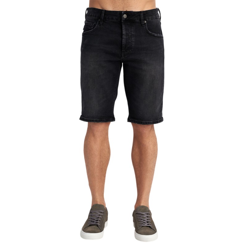 Staff Jeans Paolo Μαύρη Ανδρική Βερμούδα Classic Fit (5-890.388.BL.053 .00)