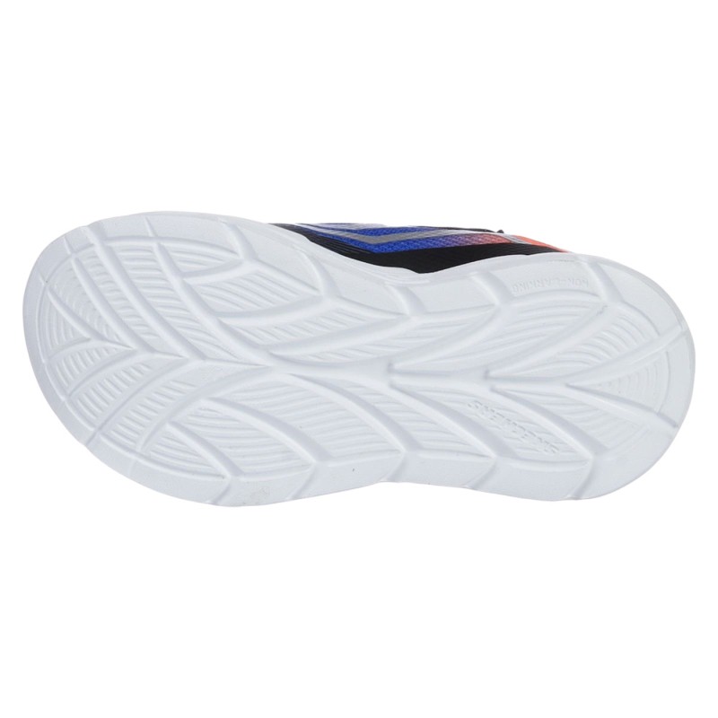 Skechers Lighted Gore & Strap Sneaker W/ Midsole Techpiece (400139N BKSL)