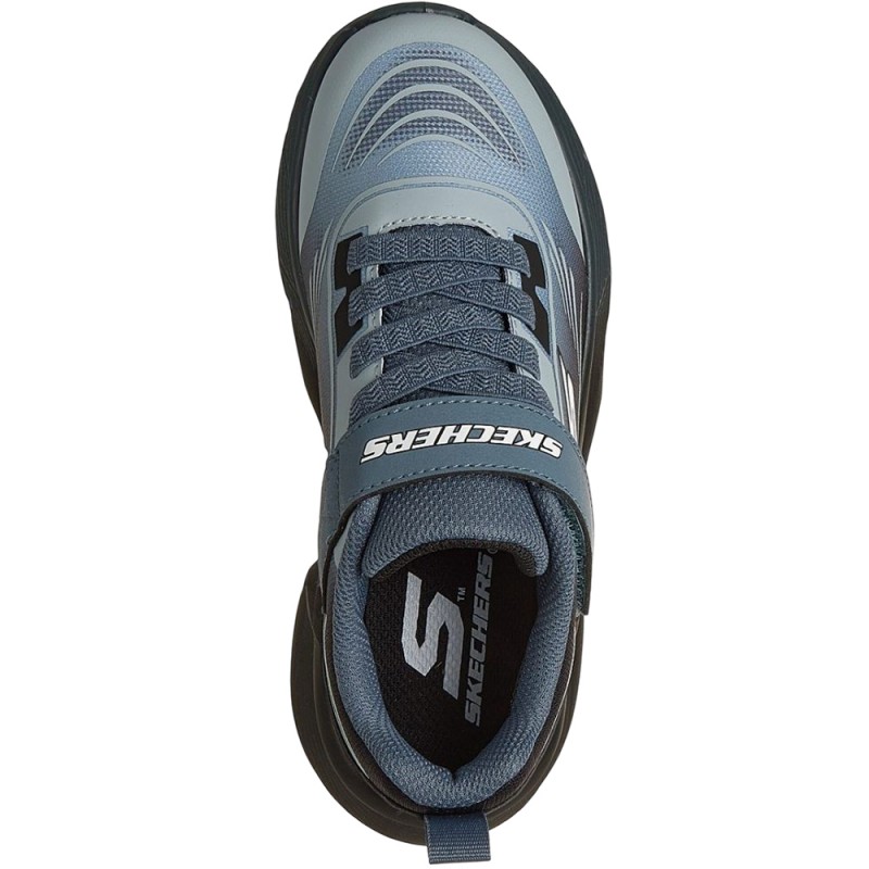 Skechers Lightweight Gore & Strap Sneaker W / Ombre Upper & Paint Details (404040L BKDN)