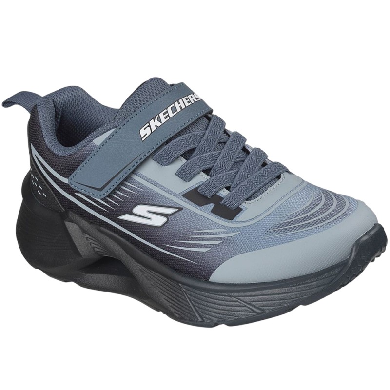 Skechers Lightweight Gore & Strap Sneaker W / Ombre Upper & Paint Details (404040L BKDN)