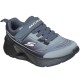 Skechers Lightweight Gore & Strap Sneaker W / Ombre Upper & Paint Details (404040L BKDN)