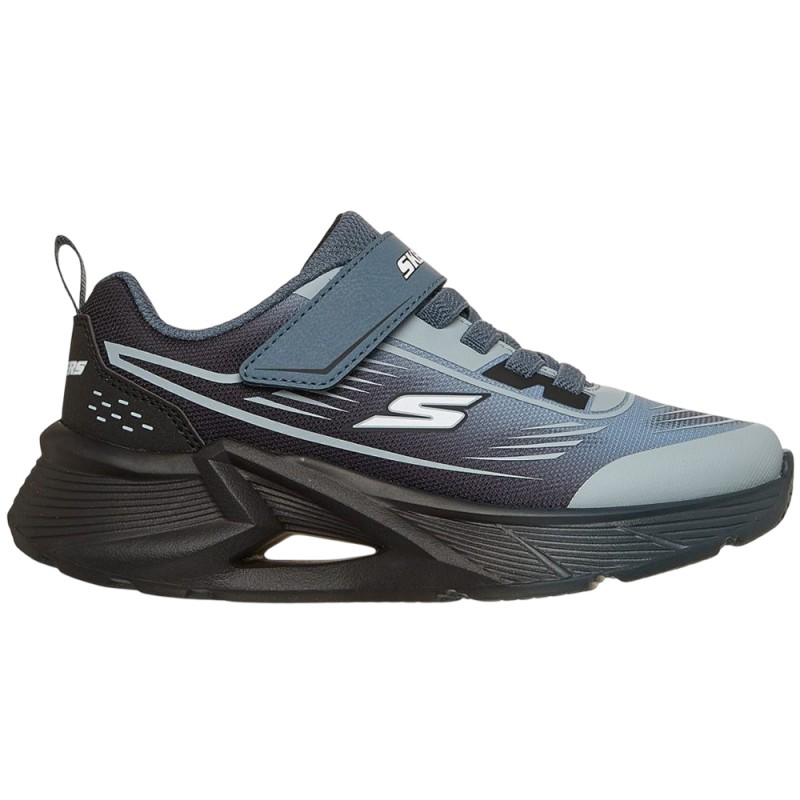 Skechers Lightweight Gore & Strap Sneaker W / Ombre Upper & Paint Details (404040L BKDN)