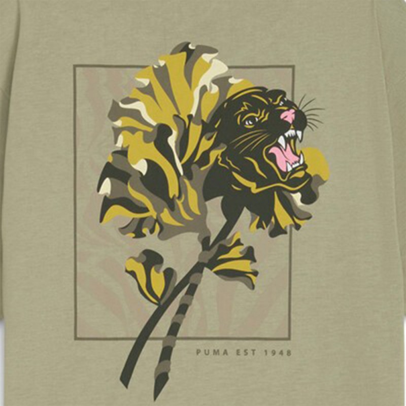 Puma W FLORAL CAT GRAPHIC TEE (527622 82)