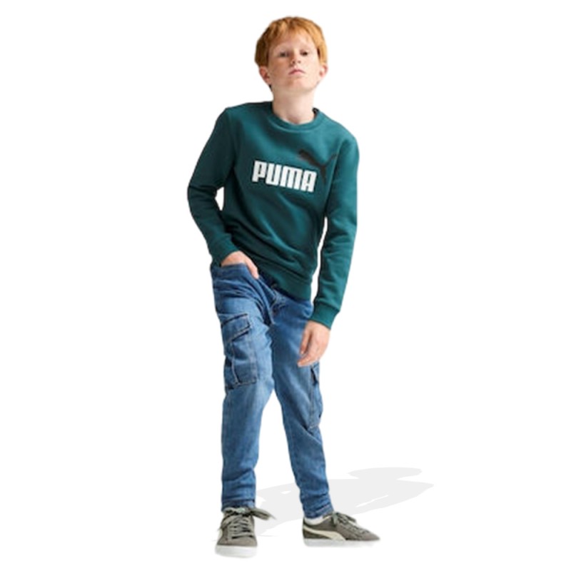 Puma ESS+ 2 Col Big Logo Crew  FL B (586986 08)